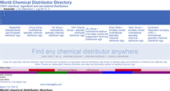 Desktop Screenshot of chemical-distributors.com