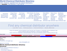 Tablet Screenshot of chemical-distributors.com